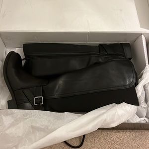 Nine west Leonore black boots, size 7 1/2